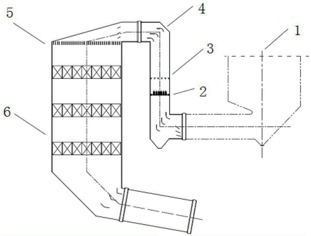 Static mixer for selective catalytic reduction flue gas denitration system