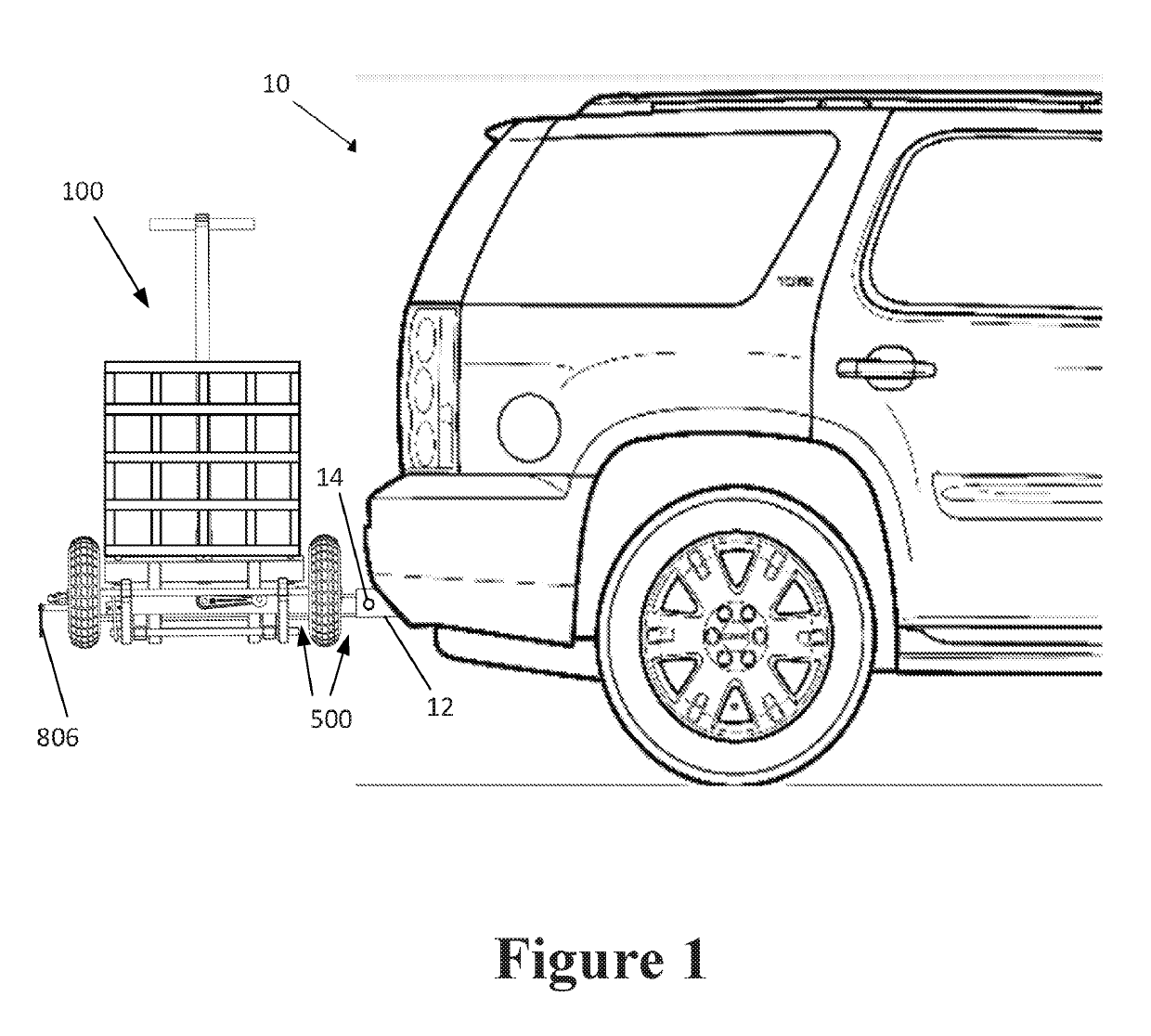 Cargo carrier and quick hitch mount