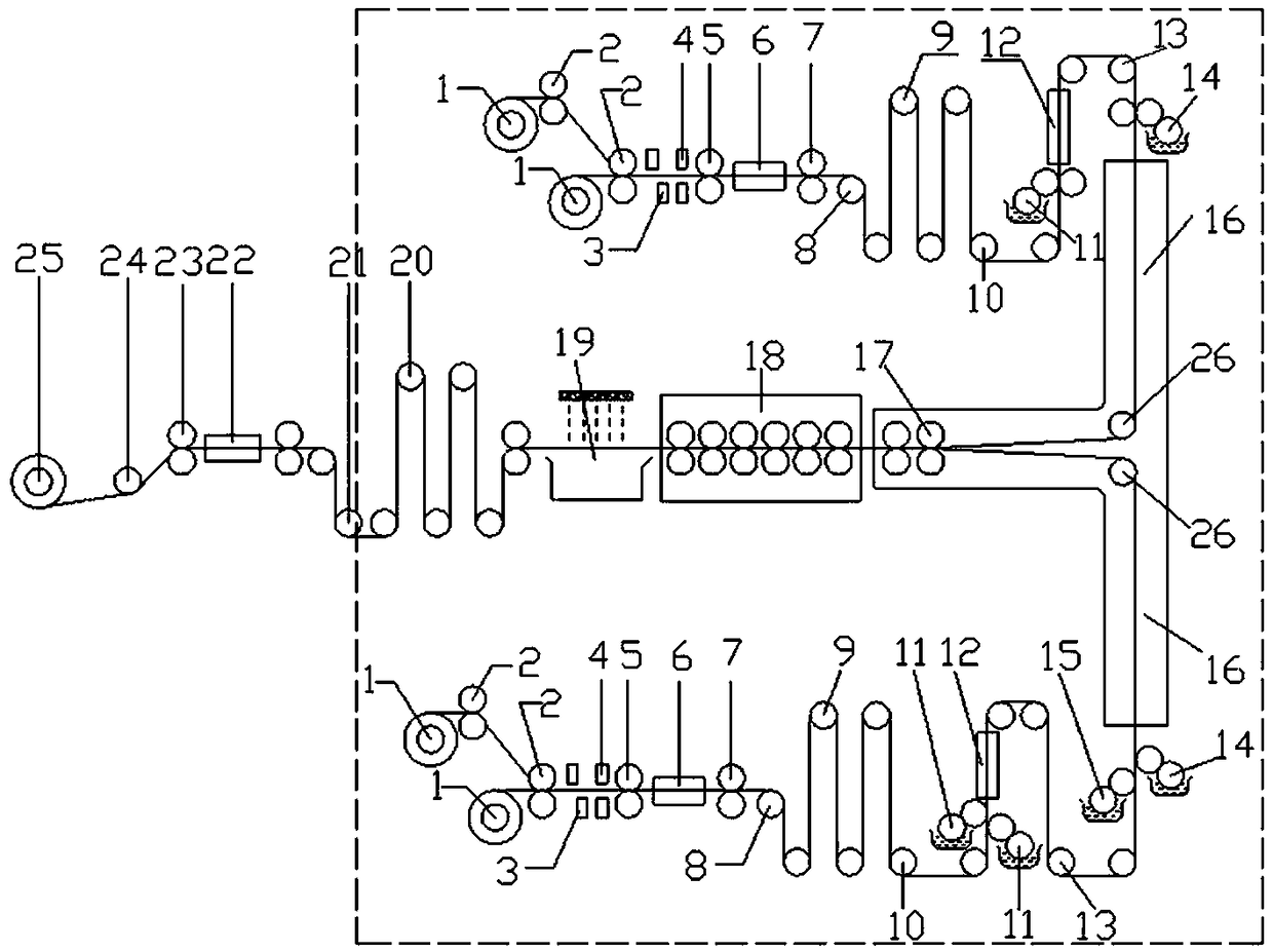 Full-continuous type production method of vibration attenuation composite plates