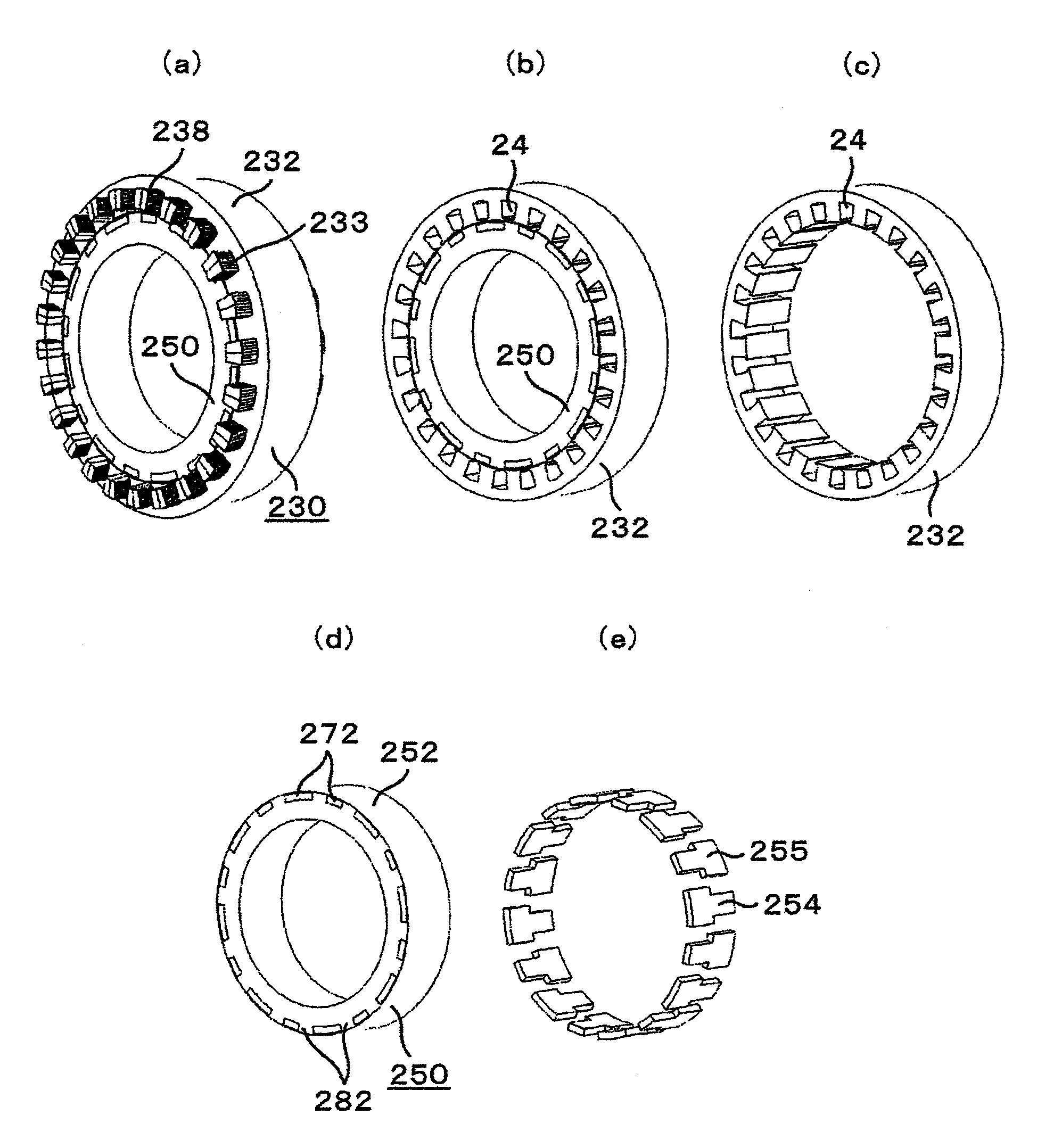 Rotating Electric Machine for Vehicular Use