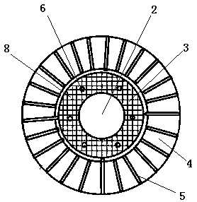 A preparation method of functionally graded aluminum matrix composite brake disc