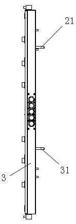 Novel power battery pack fixing and mounting structure