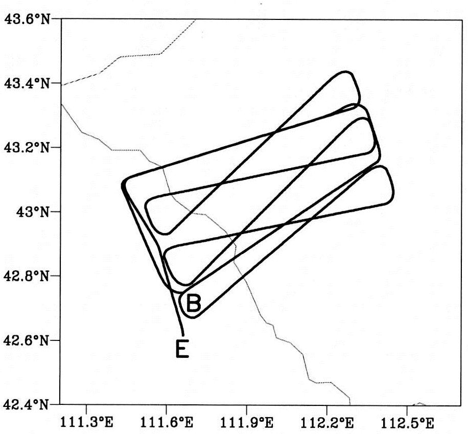 A method for evaluating the effective catalytic range of aircraft cloud seeding operations