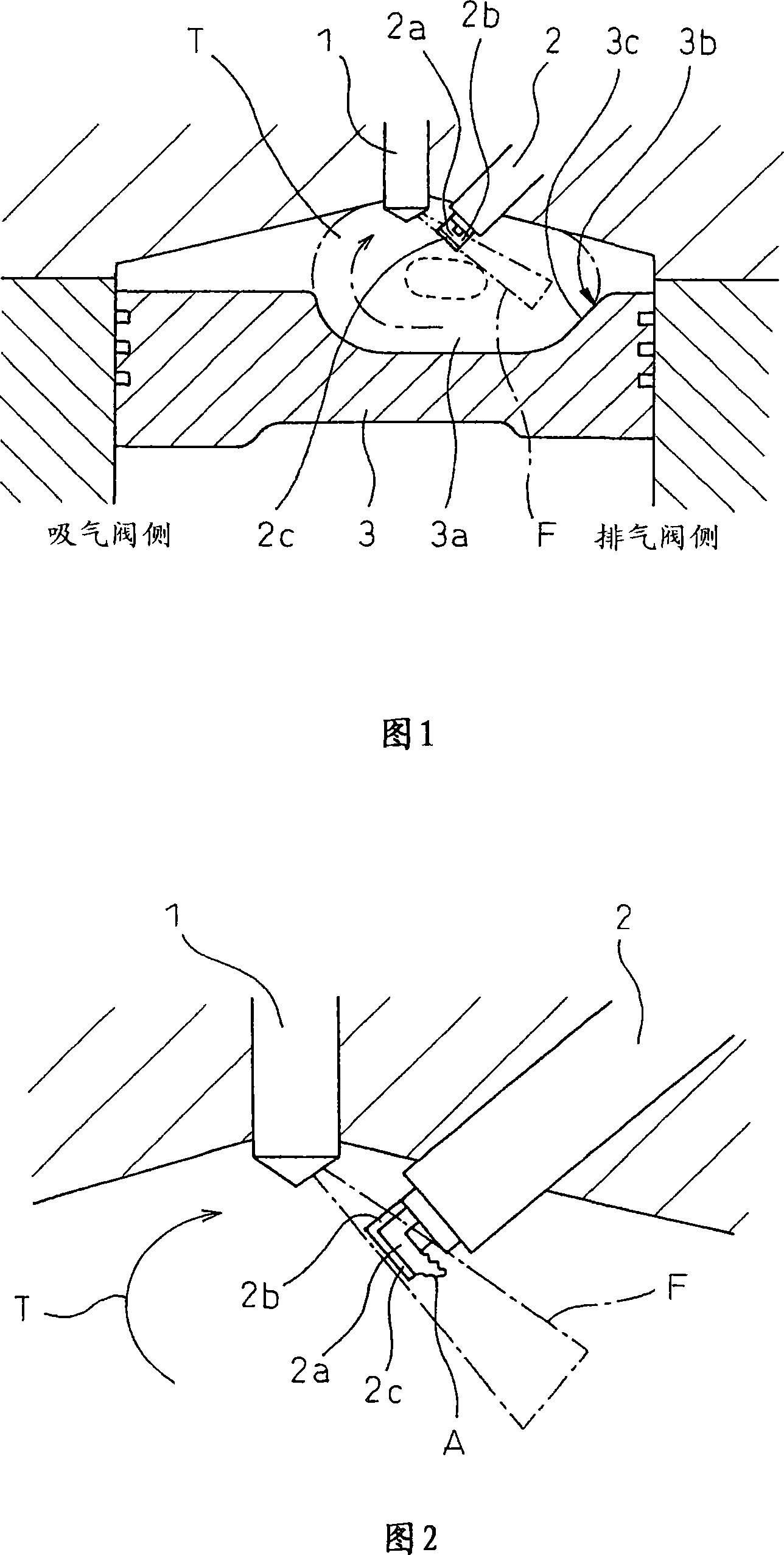 Cylinder injection type spark ignition internal combustion engine