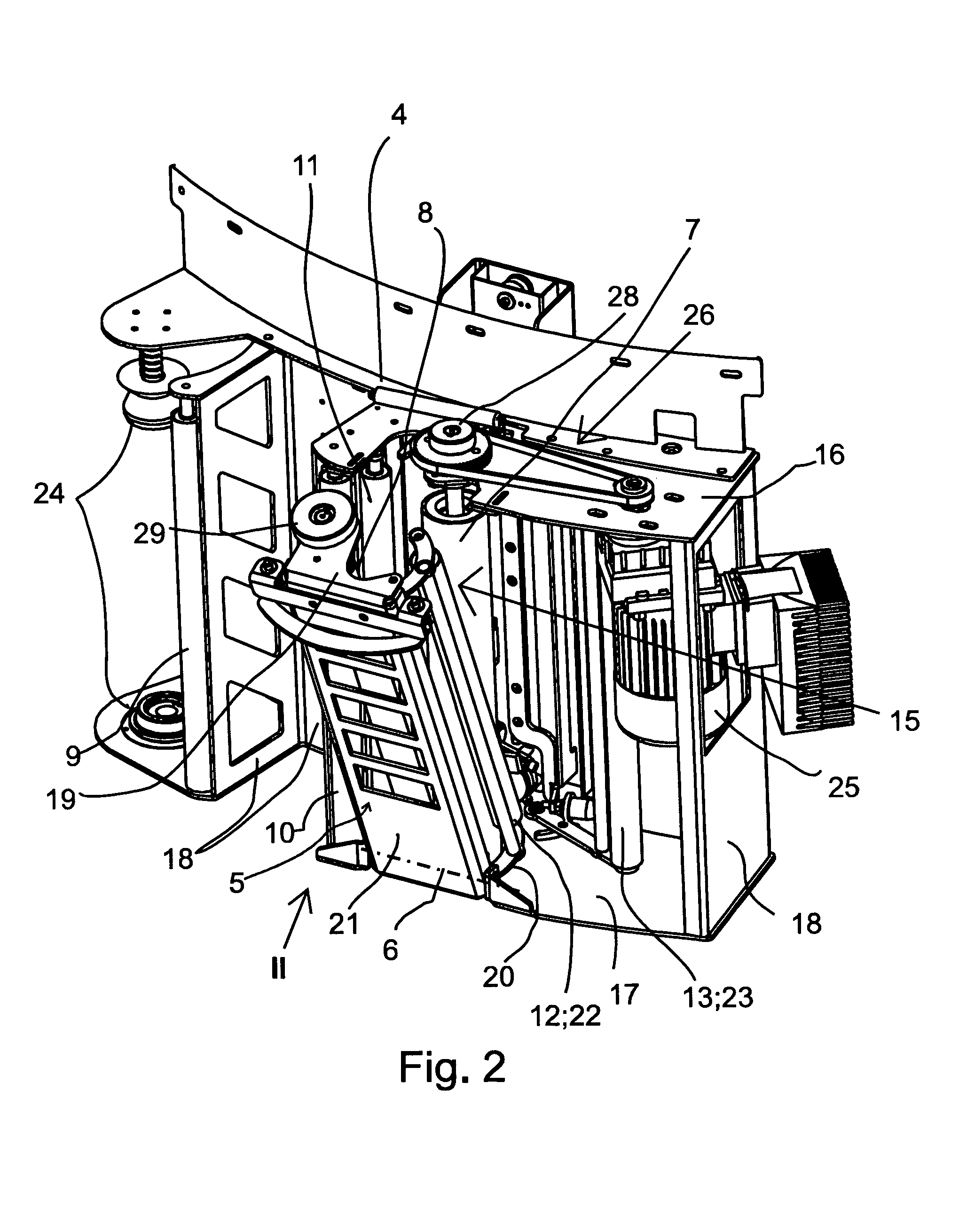 Film delivery device and use of same