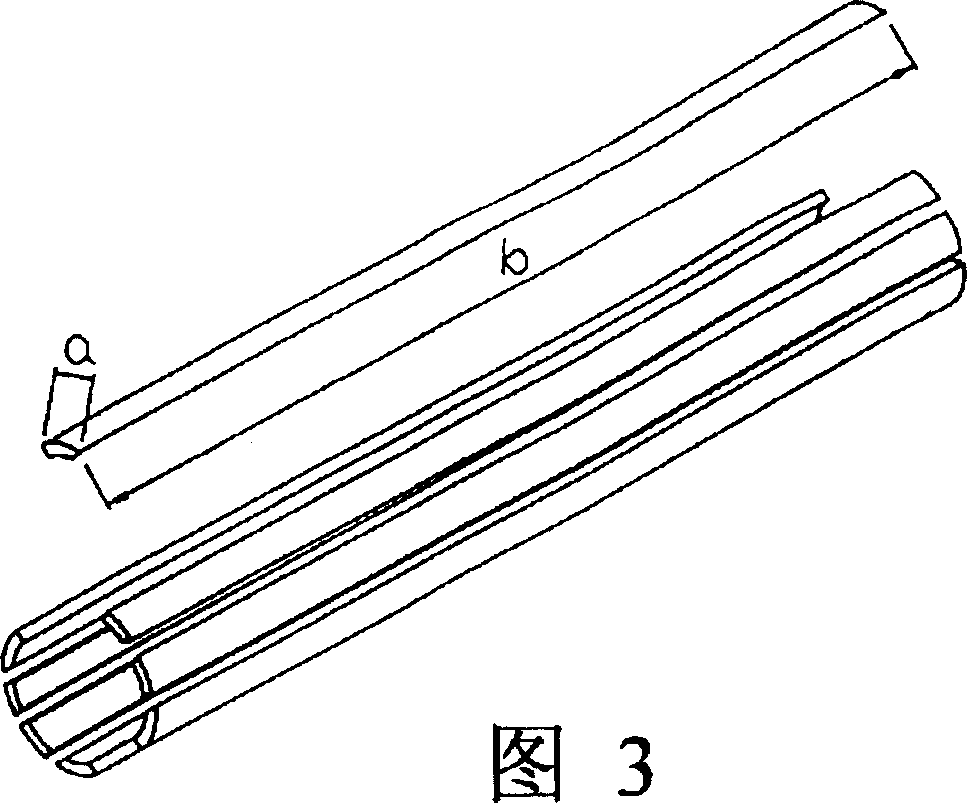 Production method of bamboo louvre blade