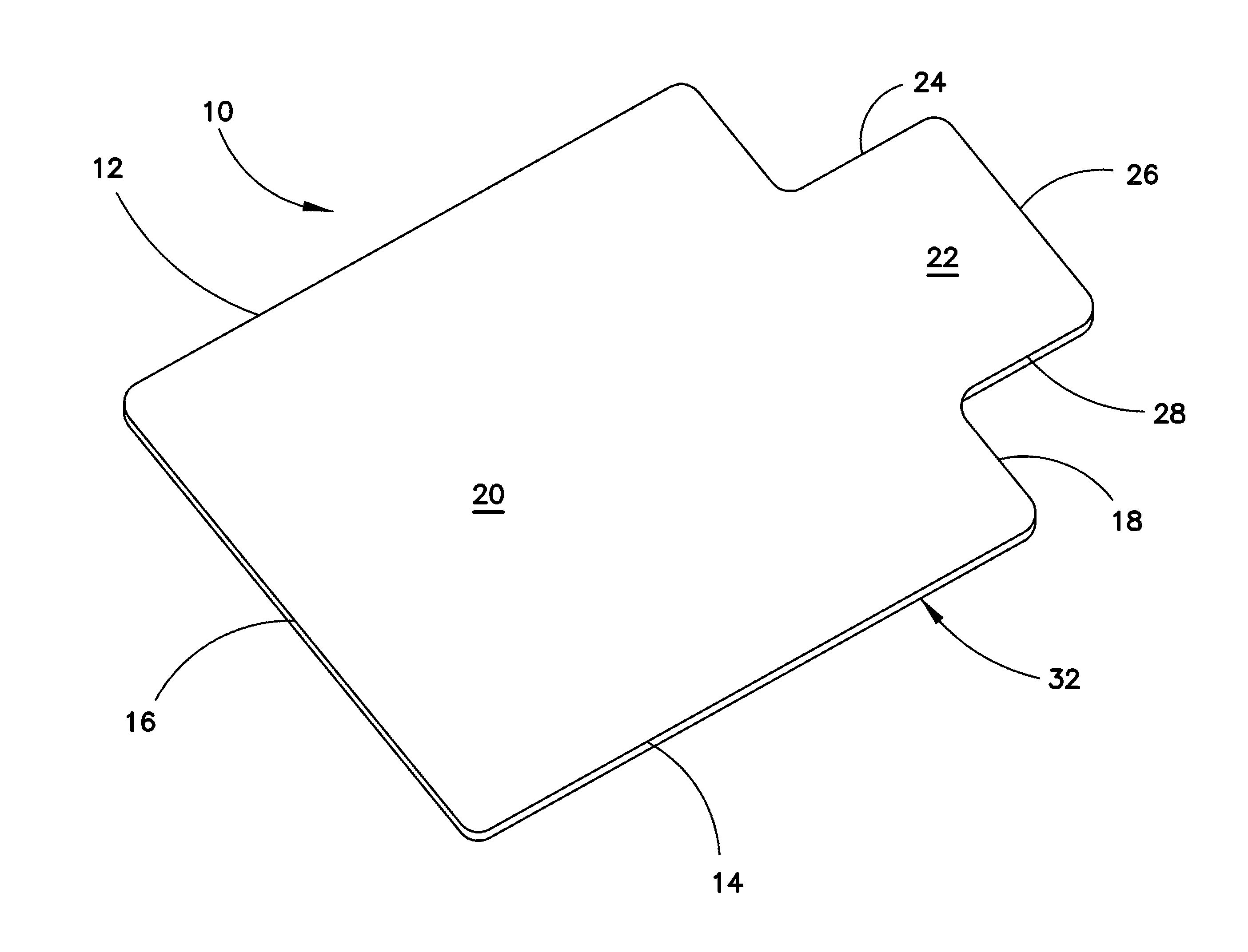 Protective mat with bottom surface having enhanced coefficient of friction