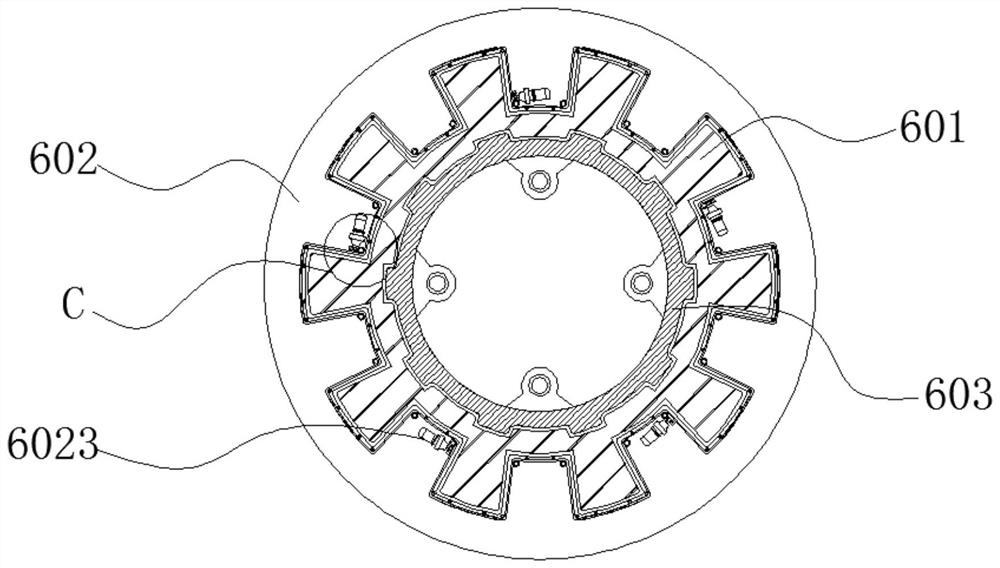 Stepping motor gear and one-time precision cutting die thereof