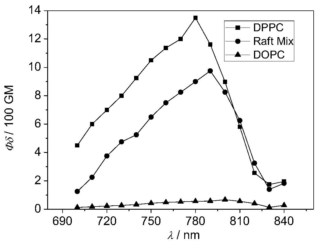 Application of dual-photon fluorescence probe