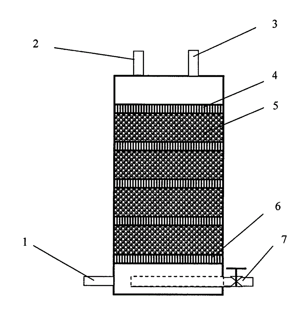 Method for purifying harmful waste gas by combination of absorption and microelectrolysis and special device thereof