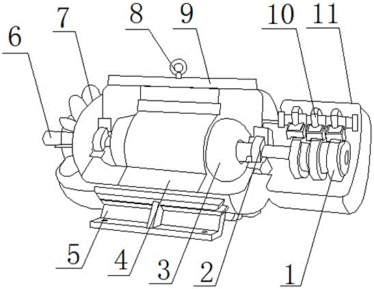 Novel motor structure