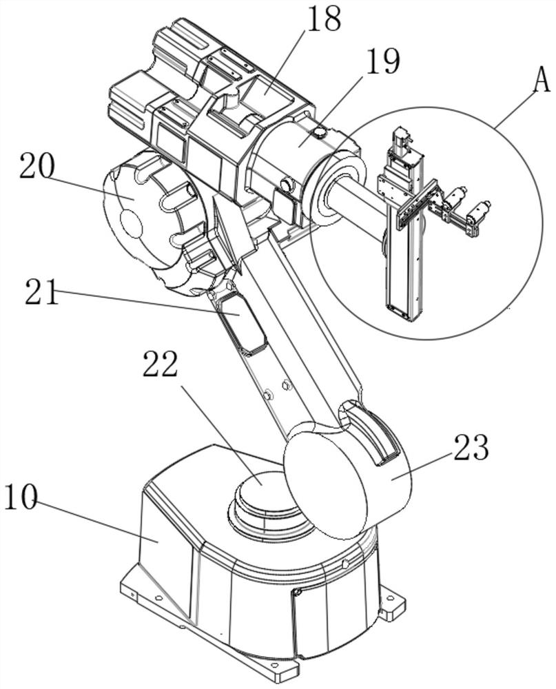 Processing and spraying device for photocatalyst plate for indoor and outdoor decoration