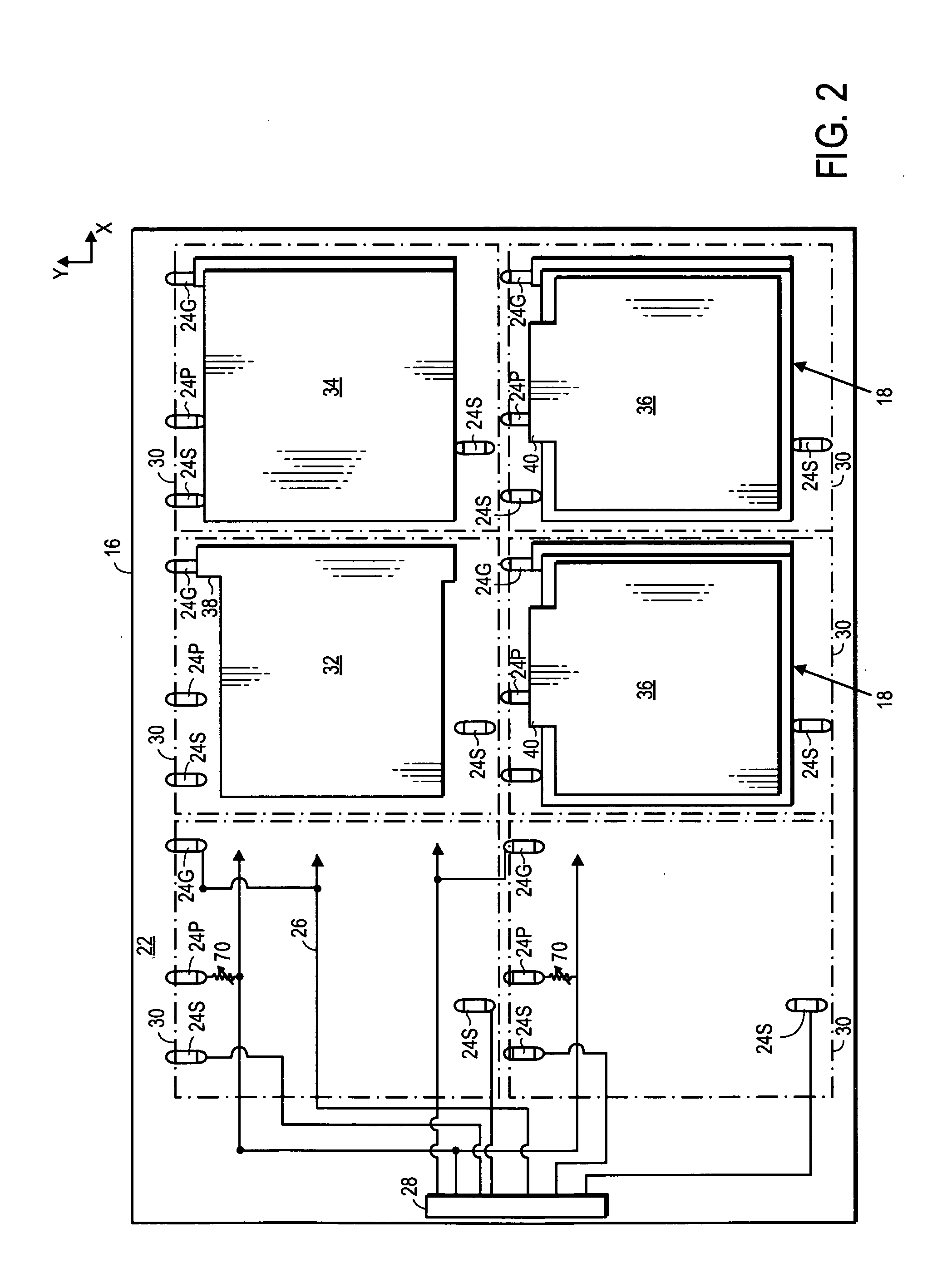 System for testing and burning in of integrated circuits