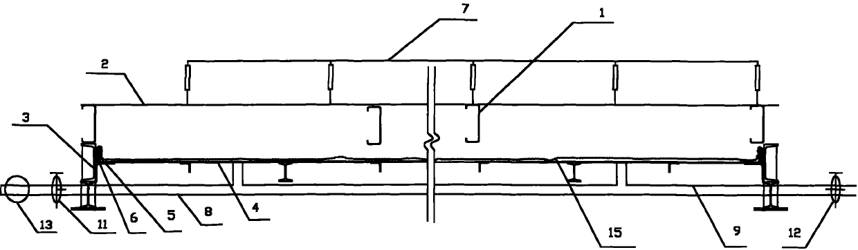 Roof board wind resistance standard test device and test method