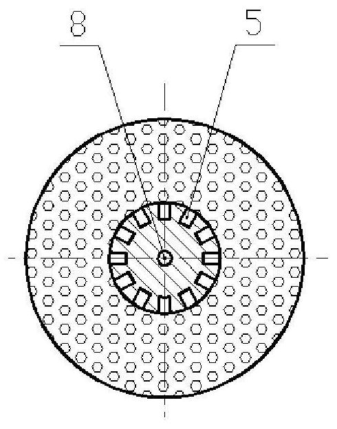 A flow control type impact sweating cooling head cone