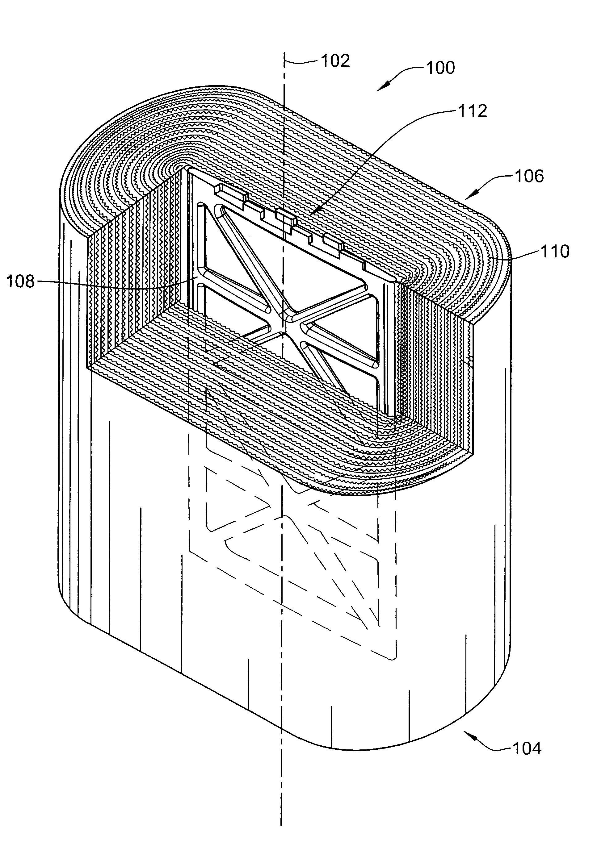 Method and apparatus for winding a filter element