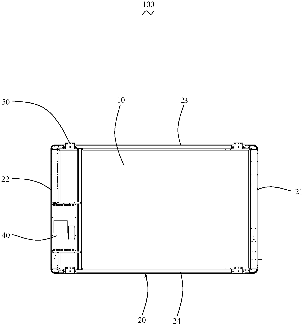 Ultra-large screen touch infrared electronic whiteboard integrated machine