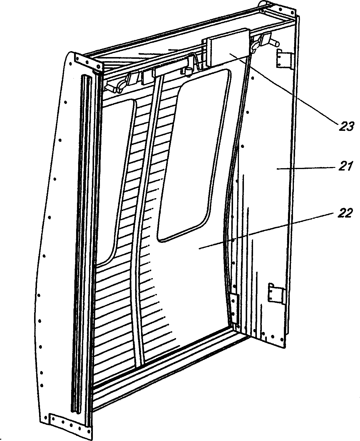 Rail vehicle carbody of modular construction