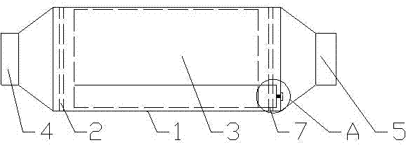 Environment-friendly tail gas filter with tail gas discharge resistance adjusting function