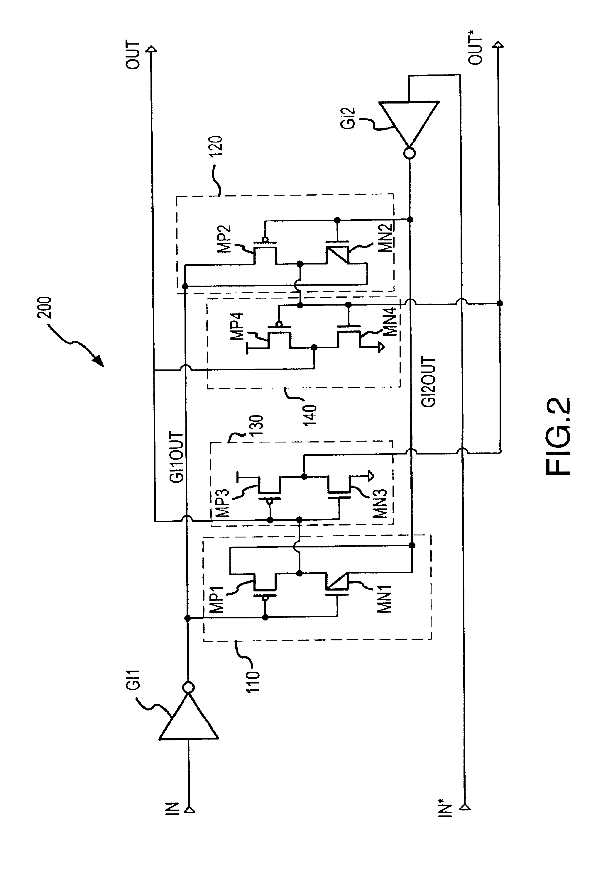 Constant delay zero standby differential logic receiver and method