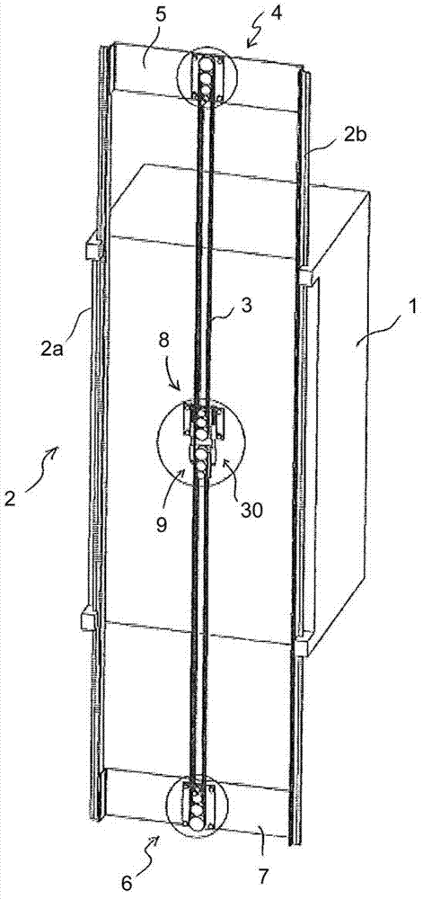 Belt-driven elevator without counterweight