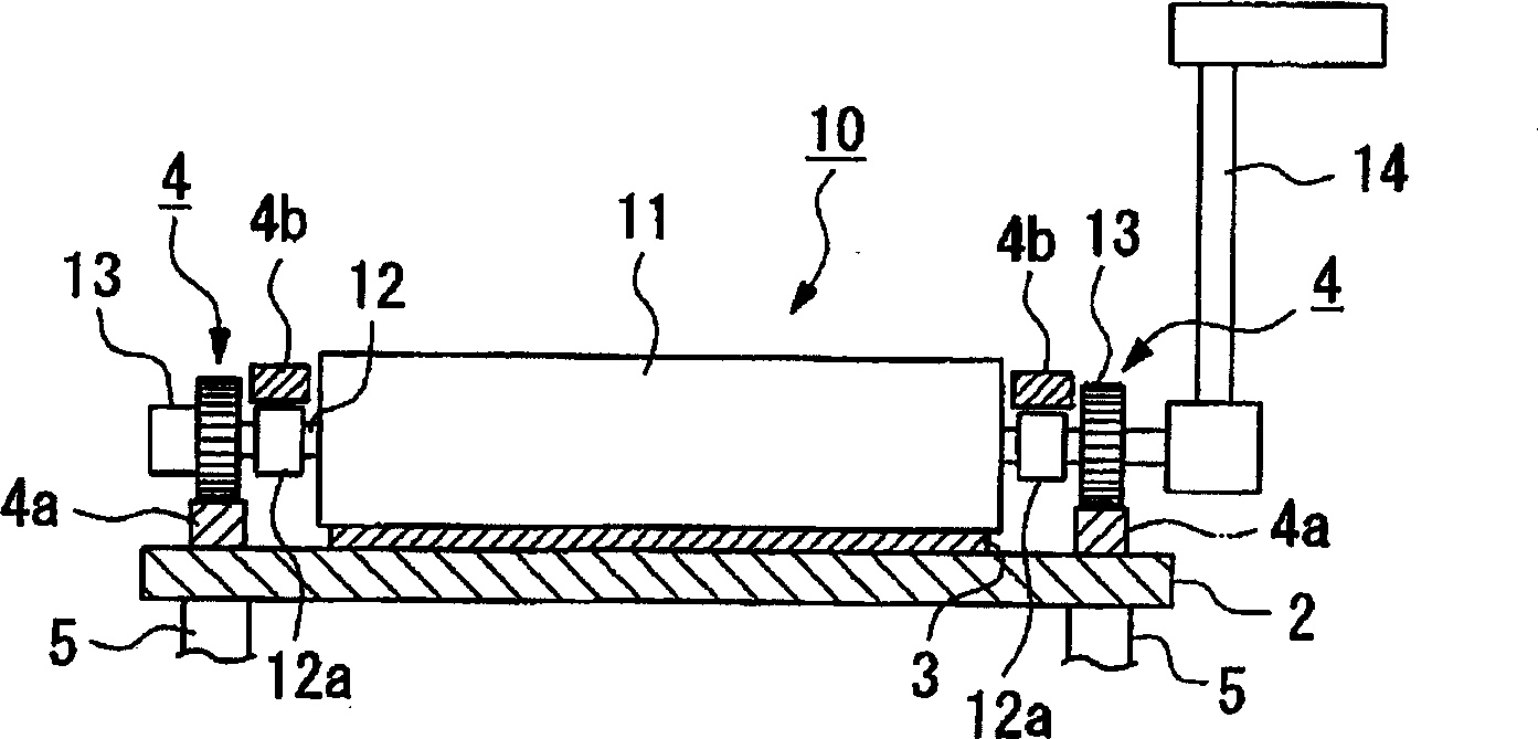 Method and device for squeezing viscous material