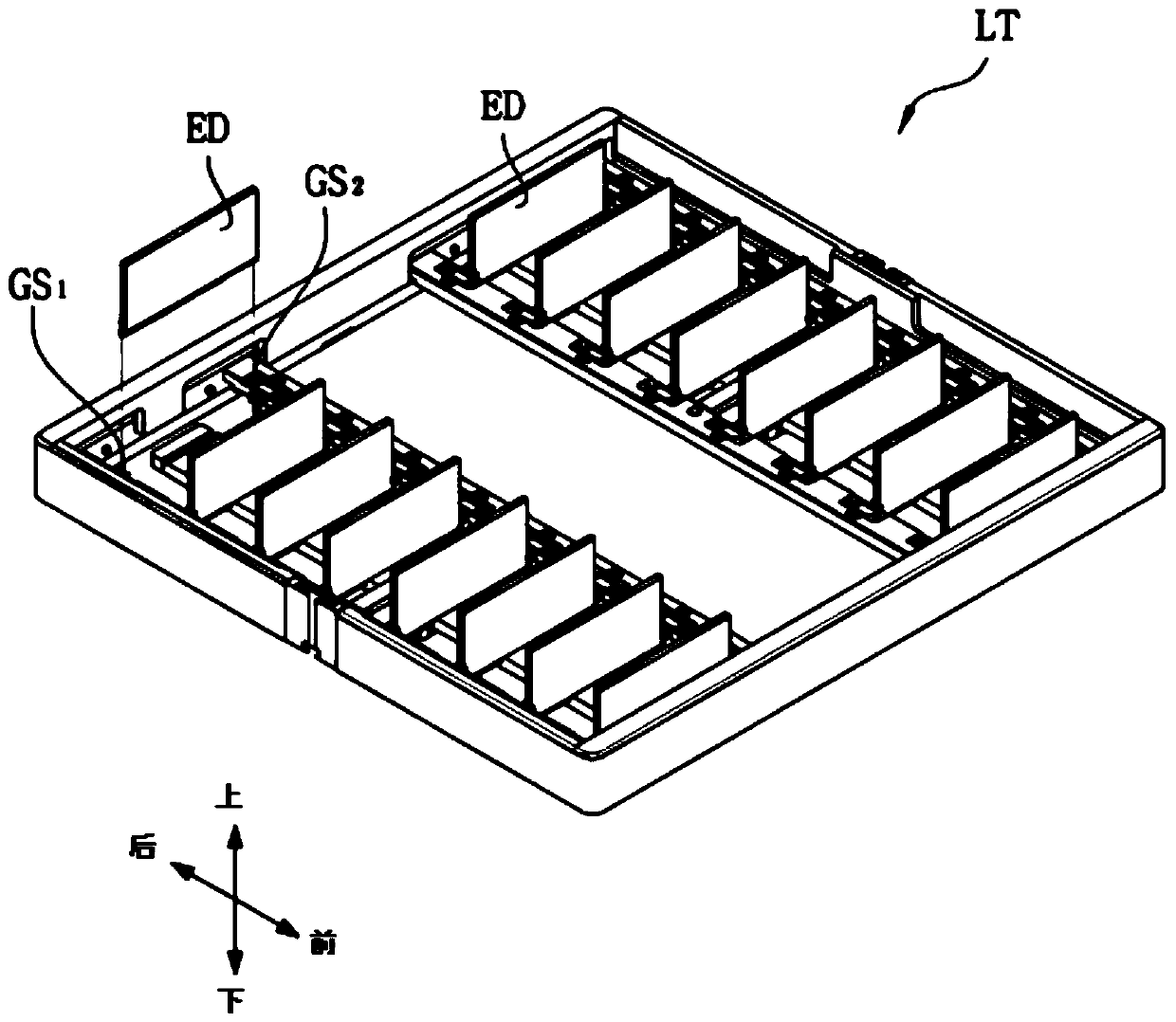 Electronic part loading state detection device