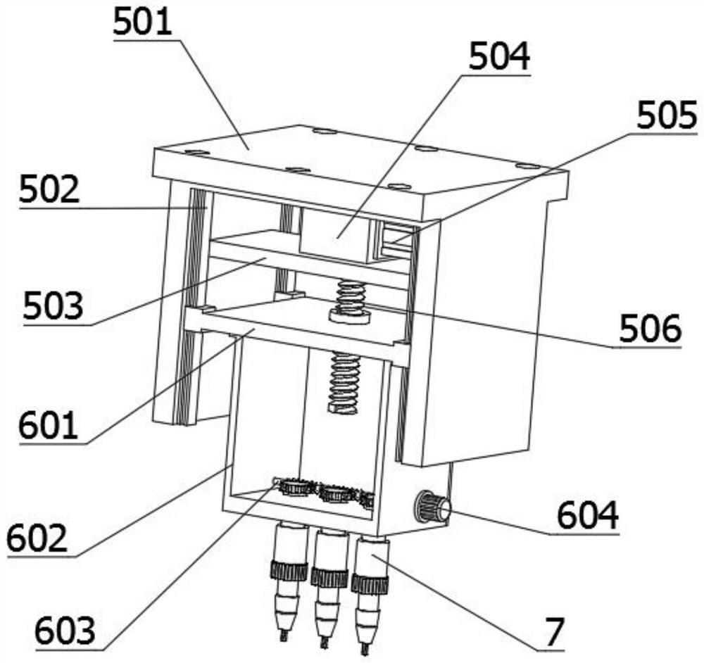 Depth-adjustable equidistant drilling machine