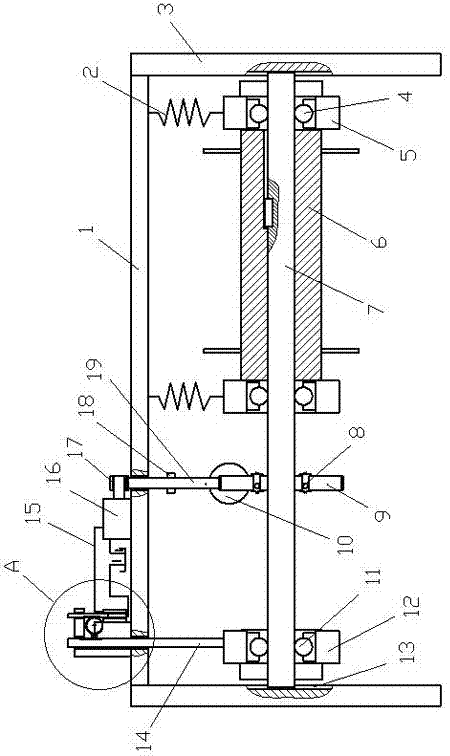 Automatic-control constant-speed descending device