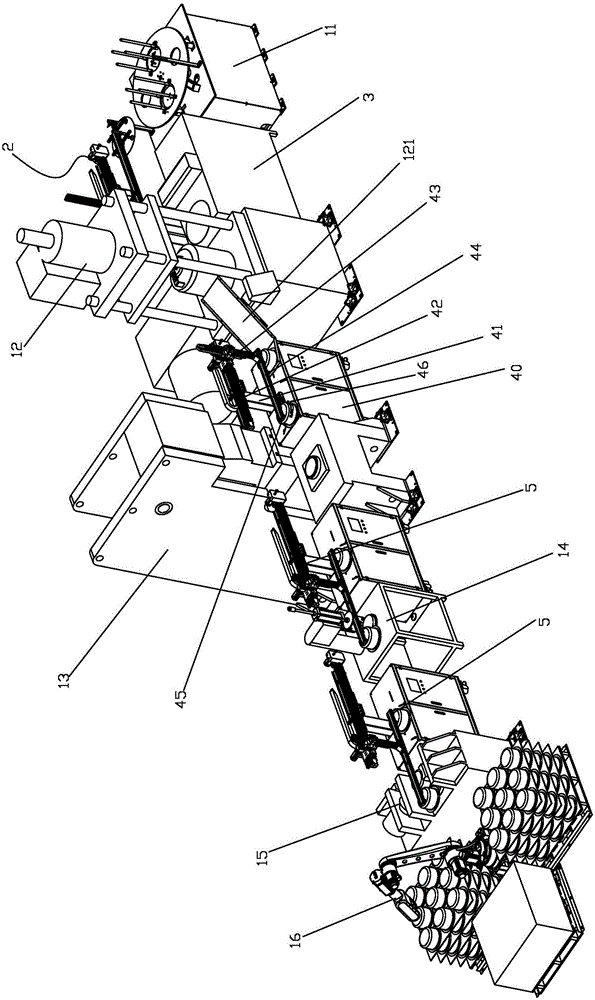 Automatic intelligent production system for stamping based on remote control