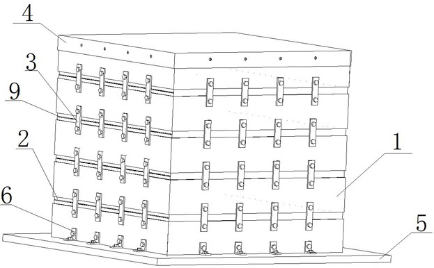 A test chamber for measuring the variation of pulverized coal deposition with ballast depth