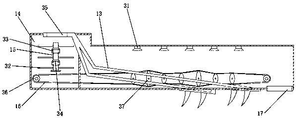 Novel deep ploughing machine and using method thereof