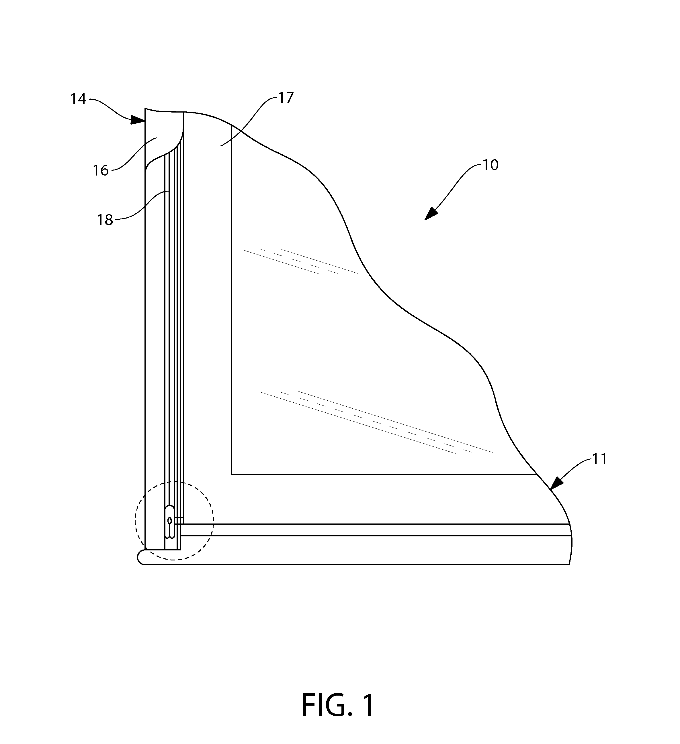 System and method for improving the wear life of a brake shoe in the counterbalance system of a tilt-in window