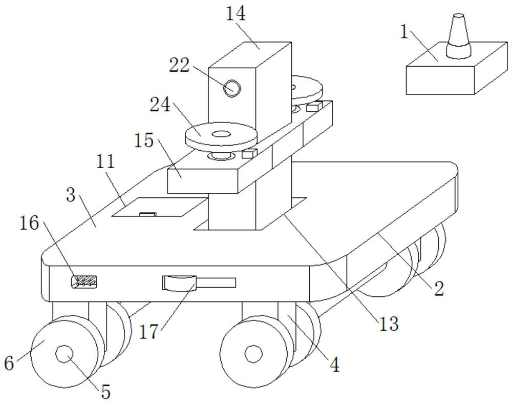 An interior design measuring device