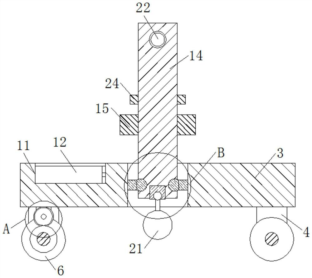 An interior design measuring device