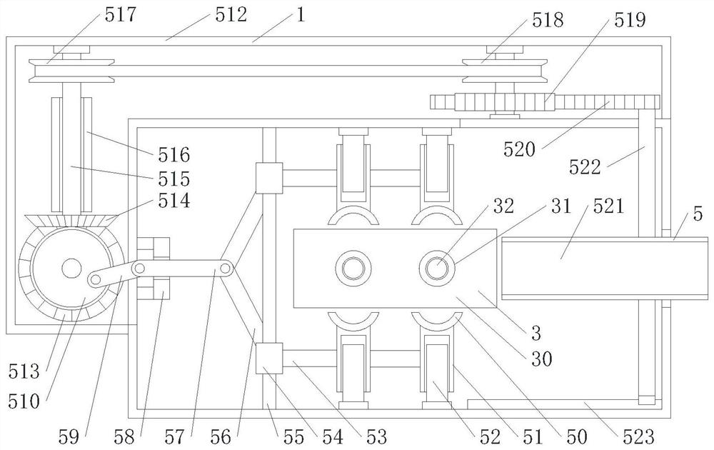 Rapid mold stripping device for capacitor plastic shell processing