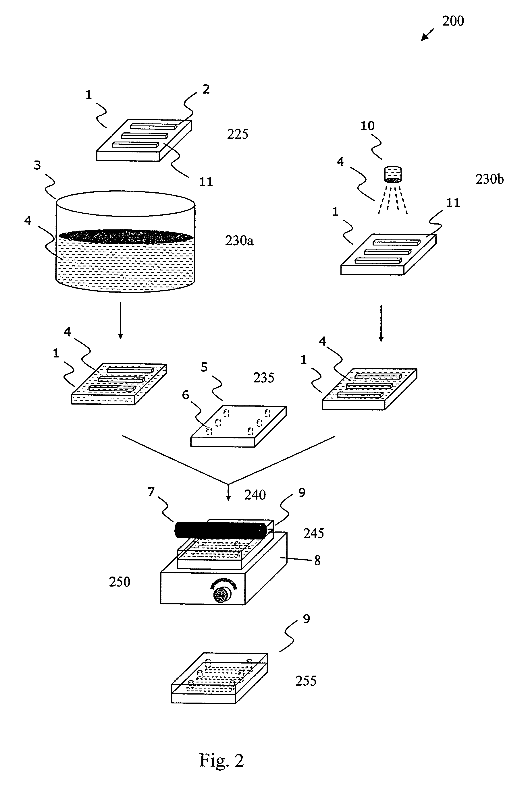 Laminated microfluidic structures and method for making