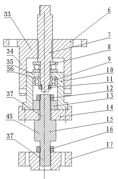 Method and device for testing axial rigidity and radial rigidity of rotary hydrostatic guide rail