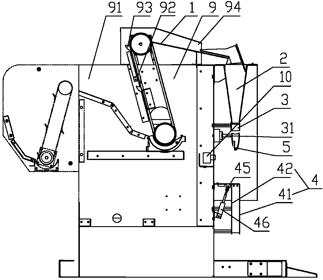 Automatic bobbin sorting-arranging machine