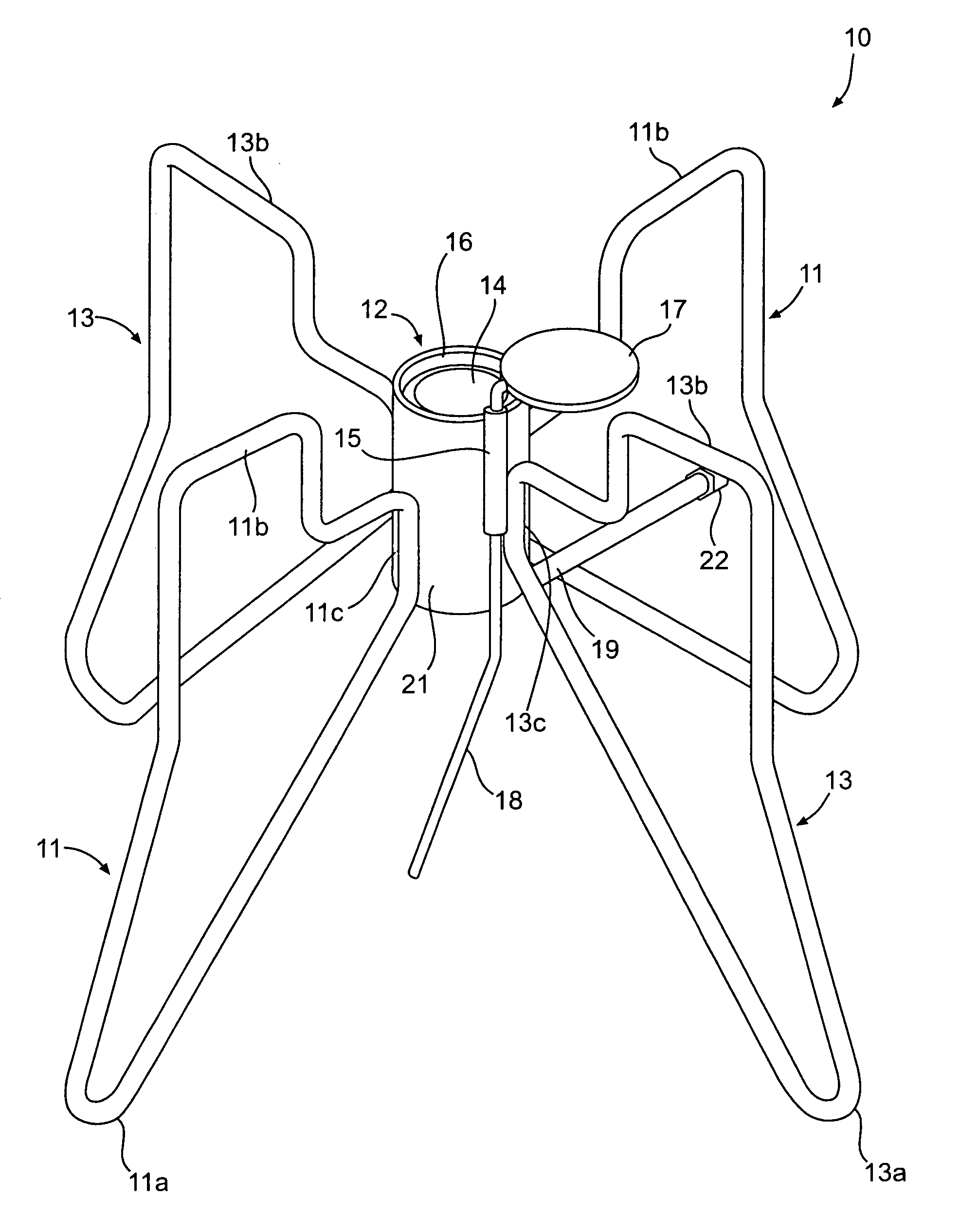 Stand assembly for supporting free-standing objects