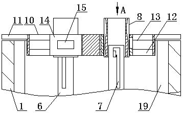 High-construction-efficiency pile for offshore tidal-flat hydrometric station