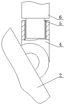 High-construction-efficiency pile for offshore tidal-flat hydrometric station