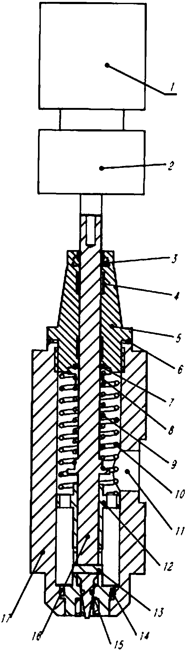 A sputter-proof flow-adjustable batching valve