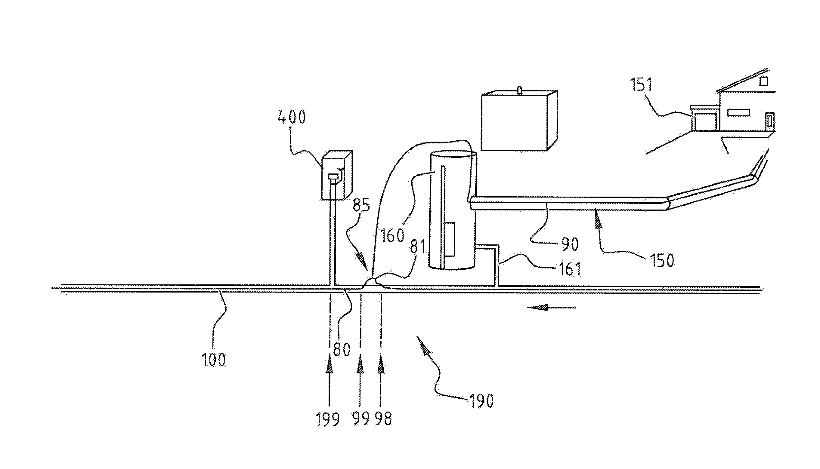 Optical Fiber Cable Installation in a Pressure Sewerage