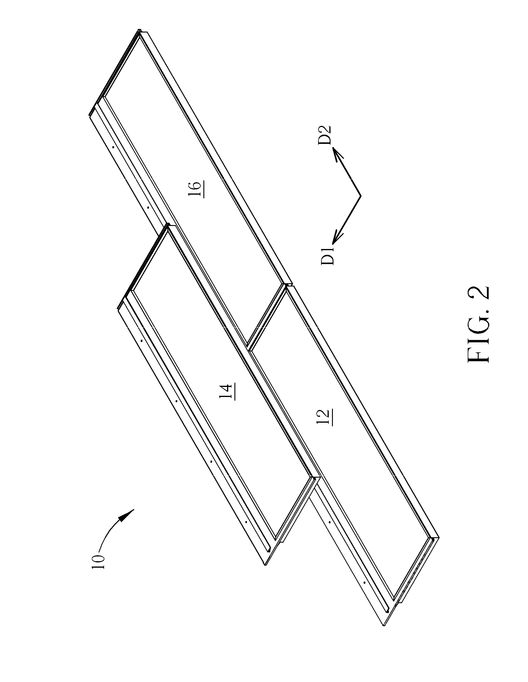 Solar tile structure