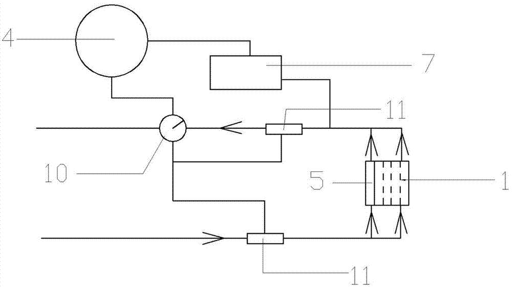 A household wireless intelligent stepless temperature control system