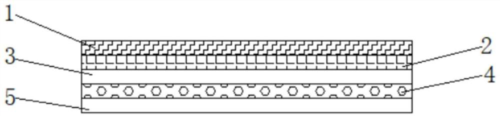 Environment-friendly pet film sheet with high extension plasticity