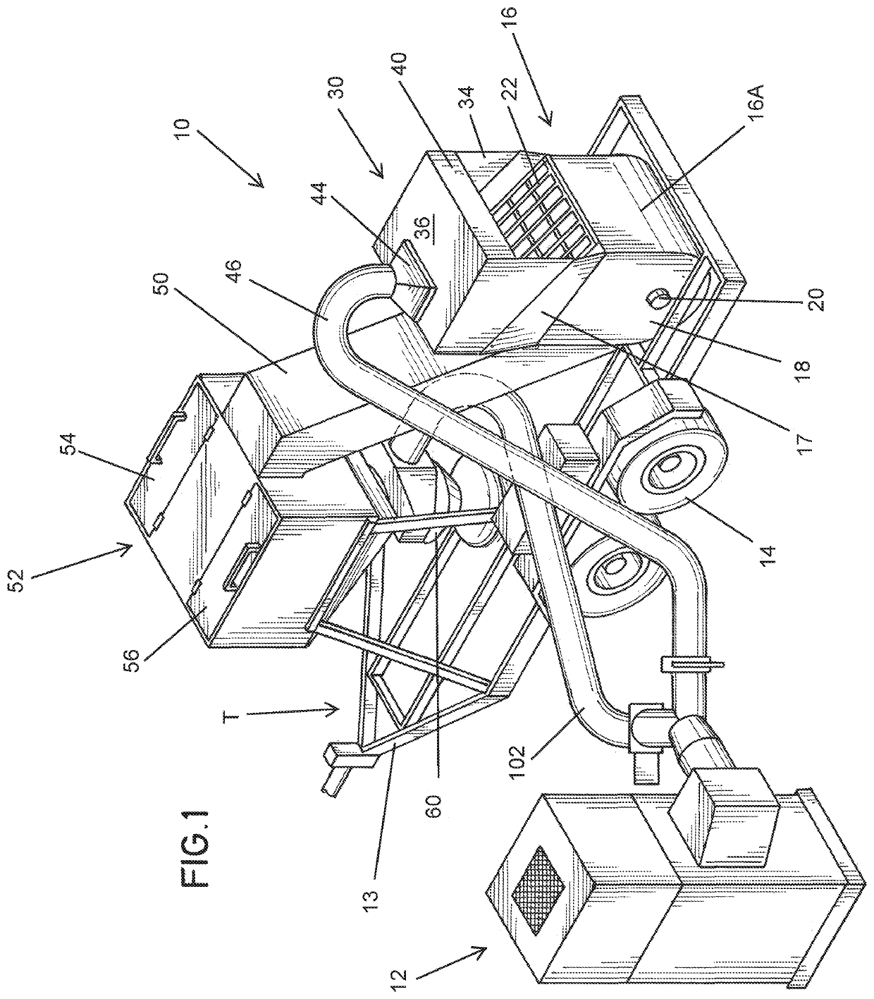 Airborne dust mitigation system