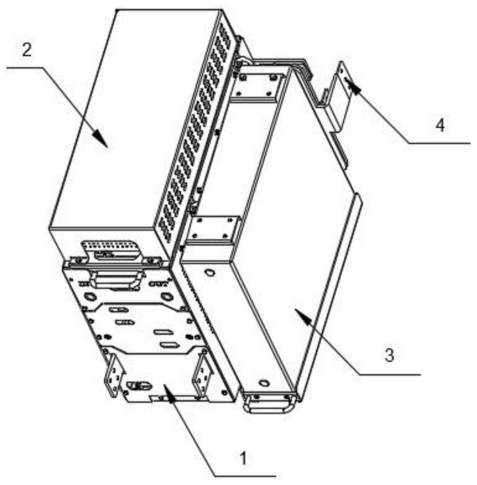 Water-cooling high-power full-bridge unit based on crimping type IGCT