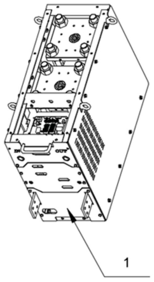 Water-cooling high-power full-bridge unit based on crimping type IGCT